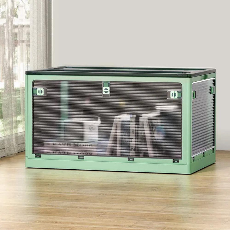 Artiss Storage Box Container Foldable Stackable 5 Sides Open Transparent 140L – view 7