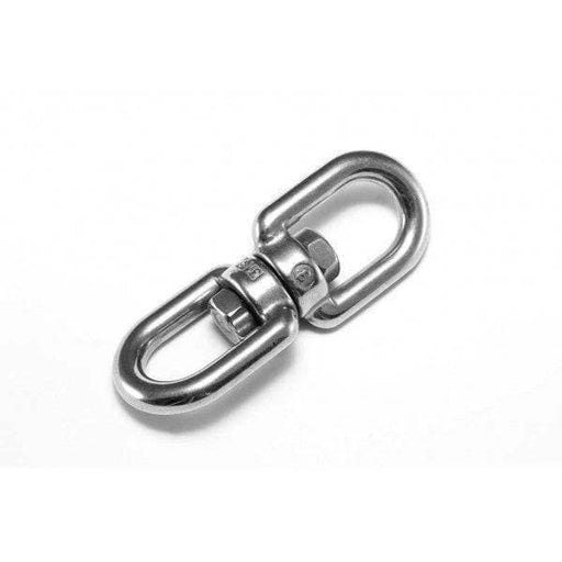 ASM Swivel Eye-Eye SS316 8mm Mooring Fitting For Saltwater Boats 360 Degree Rotation Corrosion Resistant Marine Hardware