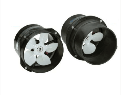 ASM Inline Continuous Blower High Volume 16600 Lmin 24V Marine Bulkhead Ventilation