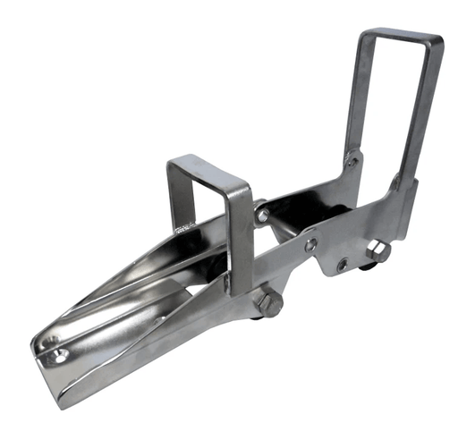 ASM Hinged Bow Roller With Yoke 304 Stainless Steel Low Profile Universal Mount Sailboat Hardware