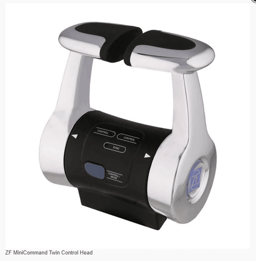 ZF MiniCommand Twin Control Head Ergonomic Precision Dual Channel Engine Control for Twin Diesel Boats