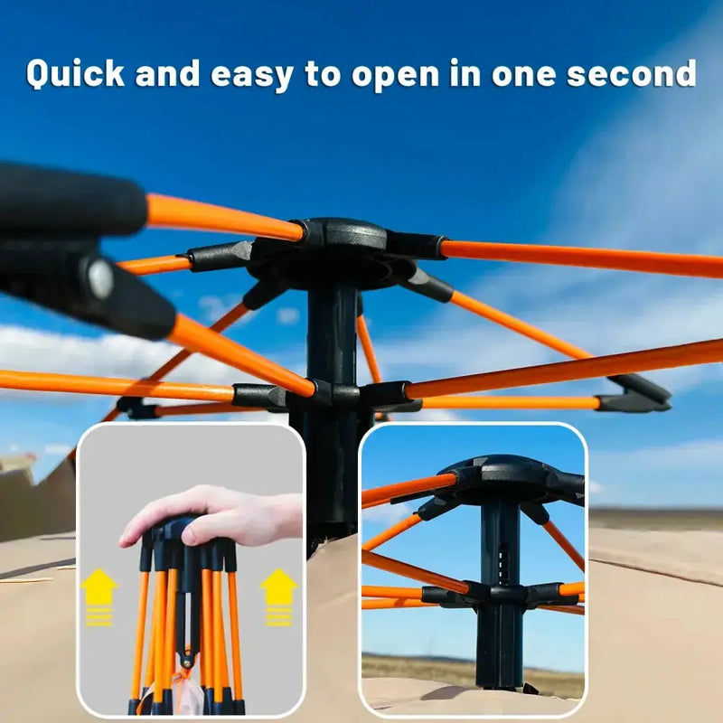 Habicare SS Automatic Quick-Open Camping Tent (2 sizes available) Automatic Quick-Open Camping Tent (2 sizes available)