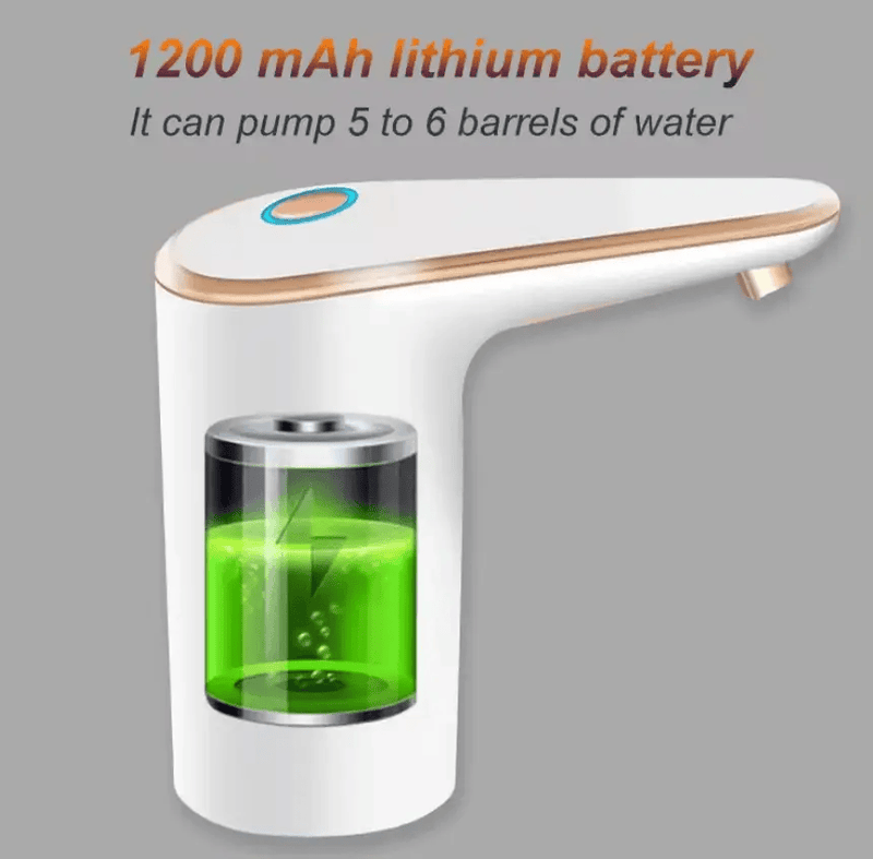 techplus Portable USB Rechargeable Water Bottle Dispenser Pump Portable USB Rechargeable Water Bottle Dispenser Pump | NZ
