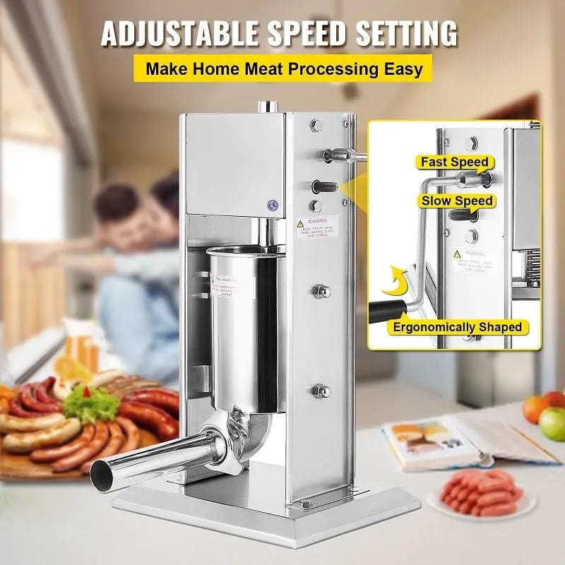 15L Sausage Stuffer Stainless Steel Sausage Maker Machine – view 4