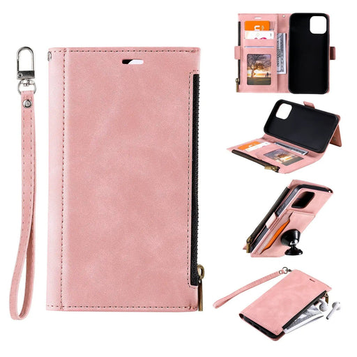 salelink.co.nz Unbranded iPhone 13 Mini Case Wallet - Pink iPhone 13 Mini Case Wallet - Pink | Action Outdoors NZ