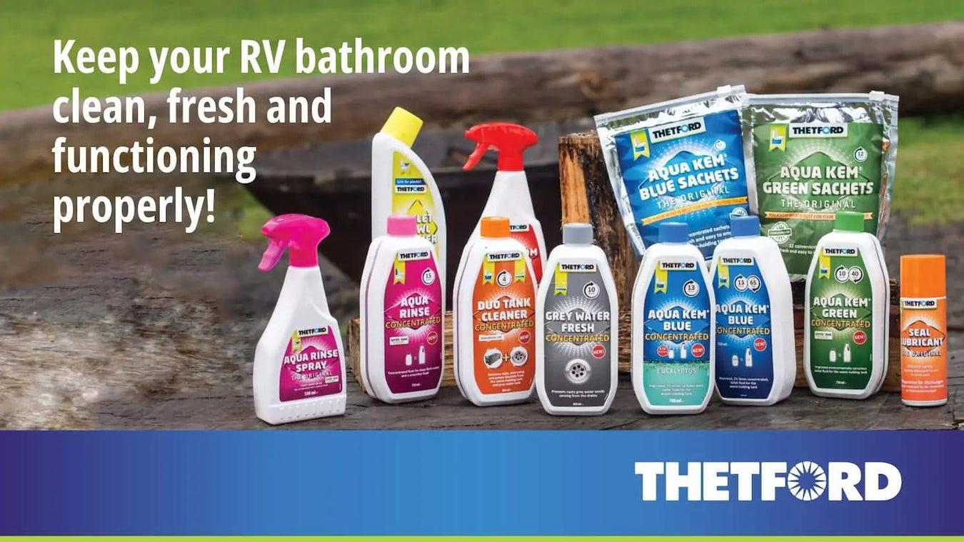 THETFORD Toilets Hygiene Thetford Aqua Toilets & Hygiene Solutions Box of 12 Thetford Aqua Kem Rinse Concentrated 750ml