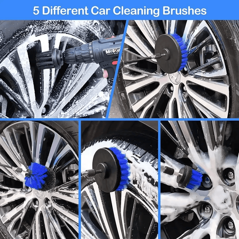 salelink.co.nz Unbranded Car Detailing Brush Set Car Detailing Brush Set | Action Outdoors NZ