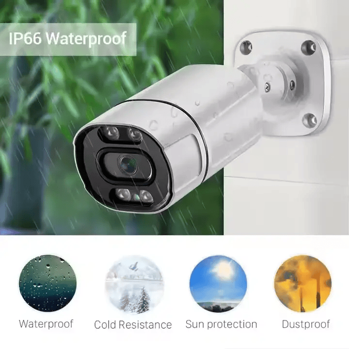 4CH POE Home Night Vision Security Camera System – view 4