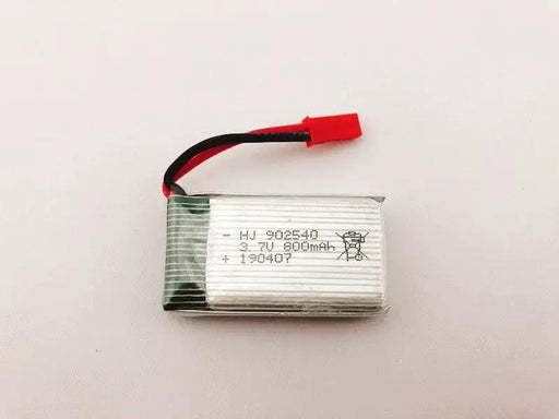 3.7V 800mAh Red Li-Po Rechargeable Battery for Drone – view 1