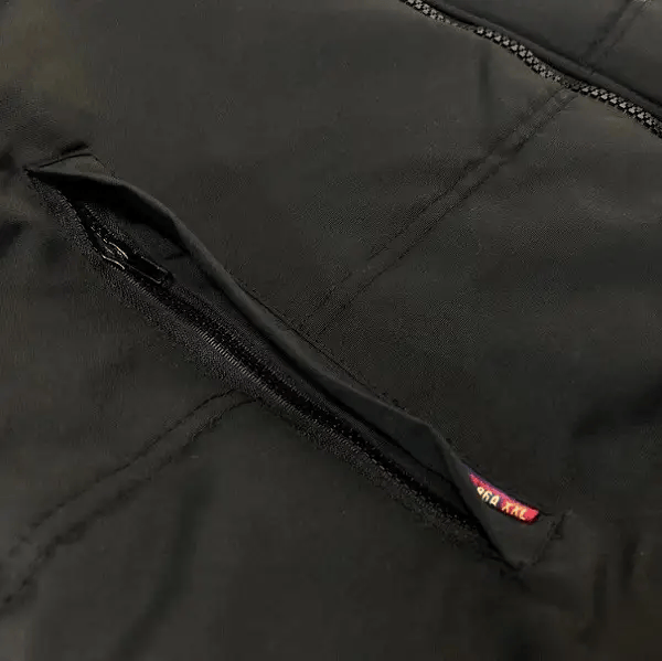 3XL Jumbo Size Vest Sleeveless Thermal Jacket Black – view 4