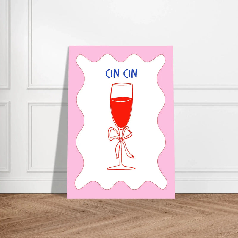 Blank Wall Print Shop Print Material Cin Cin Cin Cin