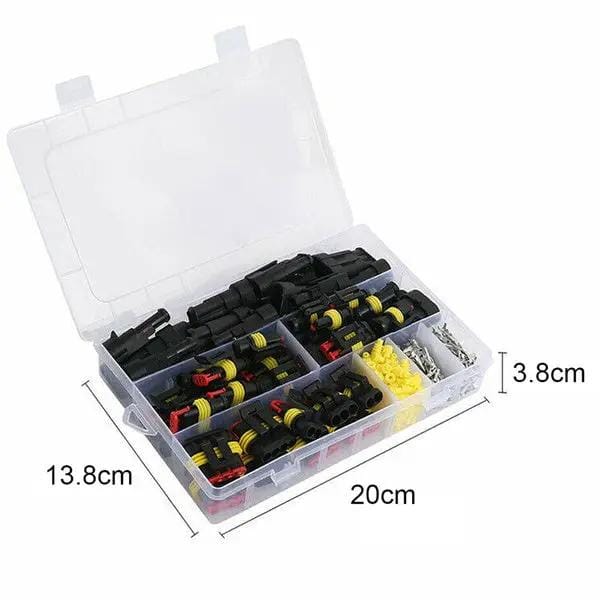 352pcs Waterproof Car Auto Electrical Wire Connector Plug 1-4 Pin Way Plug Kit – view 5