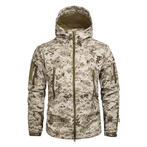 Mead's Supply & Equipment Outfitters limited Digital Camo Waterproof Mountaineering Jacket Windproof Breathable Unisex Digital Camo Waterproof Mountaineering Jacket