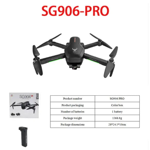 SG906 PRO Foldable GPS Drone with 4K Gimbal Camera - Beast 3 | Outdoor Electronics – view 1