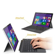Habicare Backlit Bluetooth Keyboard Type Cover for Microsoft Surface Pro 3–7+ (12.3") & Pro 8–11/X (13") Backlit Bluetooth Keyboard Type Cover for Microsoft Surface Pro 3–7+ (12.3") & Pro 8–11/X (13")