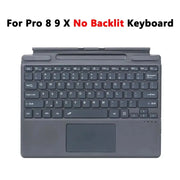 Habicare Backlit Bluetooth Keyboard Type Cover for Microsoft Surface Pro 3–7+ (12.3") & Pro 8–11/X (13") Backlit Bluetooth Keyboard Type Cover for Microsoft Surface Pro 3–7+ (12.3") & Pro 8–11/X (13")