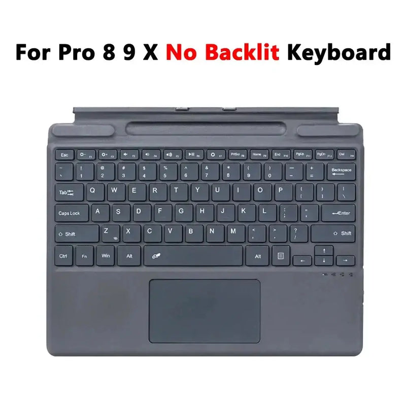 Habicare Backlit Bluetooth Keyboard Type Cover for Microsoft Surface Pro 3–7+ (12.3") & Pro 8–11/X (13") Backlit Bluetooth Keyboard Type Cover for Microsoft Surface Pro 3–7+ (12.3") & Pro 8–11/X (13")