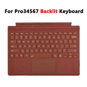 Habicare Backlit Bluetooth Keyboard Type Cover for Microsoft Surface Pro 3–7+ (12.3") & Pro 8–11/X (13") Backlit Bluetooth Keyboard Type Cover for Microsoft Surface Pro 3–7+ (12.3") & Pro 8–11/X (13")