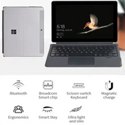 Habicare Backlit Bluetooth Keyboard Type Cover for Microsoft Surface Pro 3–7+ (12.3") & Pro 8–11/X (13") Backlit Bluetooth Keyboard Type Cover for Microsoft Surface Pro 3–7+ (12.3") & Pro 8–11/X (13")