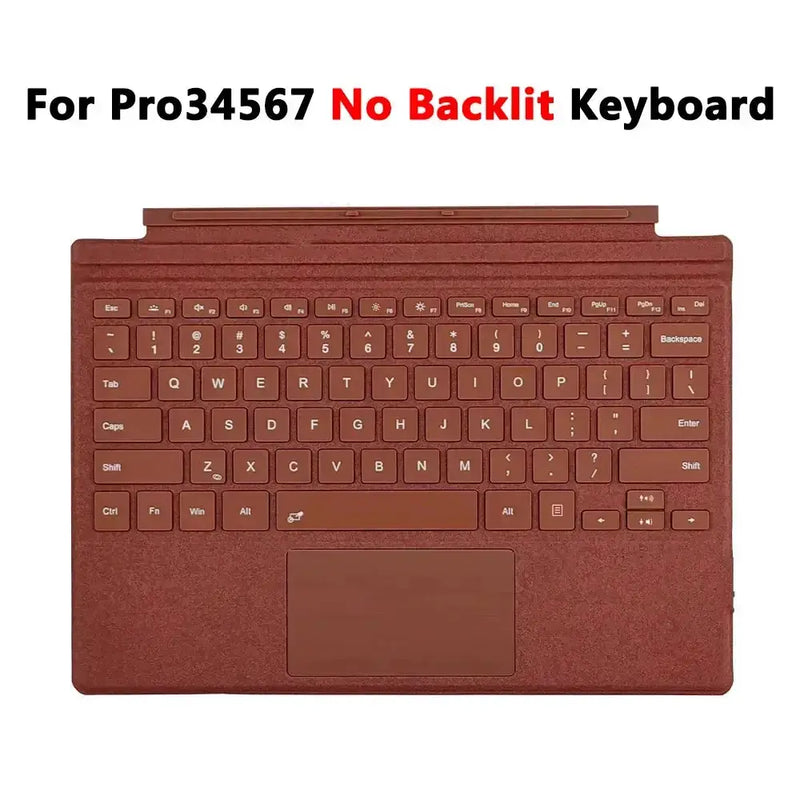 Habicare Backlit Bluetooth Keyboard Type Cover for Microsoft Surface Pro 3–7+ (12.3") & Pro 8–11/X (13") Backlit Bluetooth Keyboard Type Cover for Microsoft Surface Pro 3–7+ (12.3") & Pro 8–11/X (13")