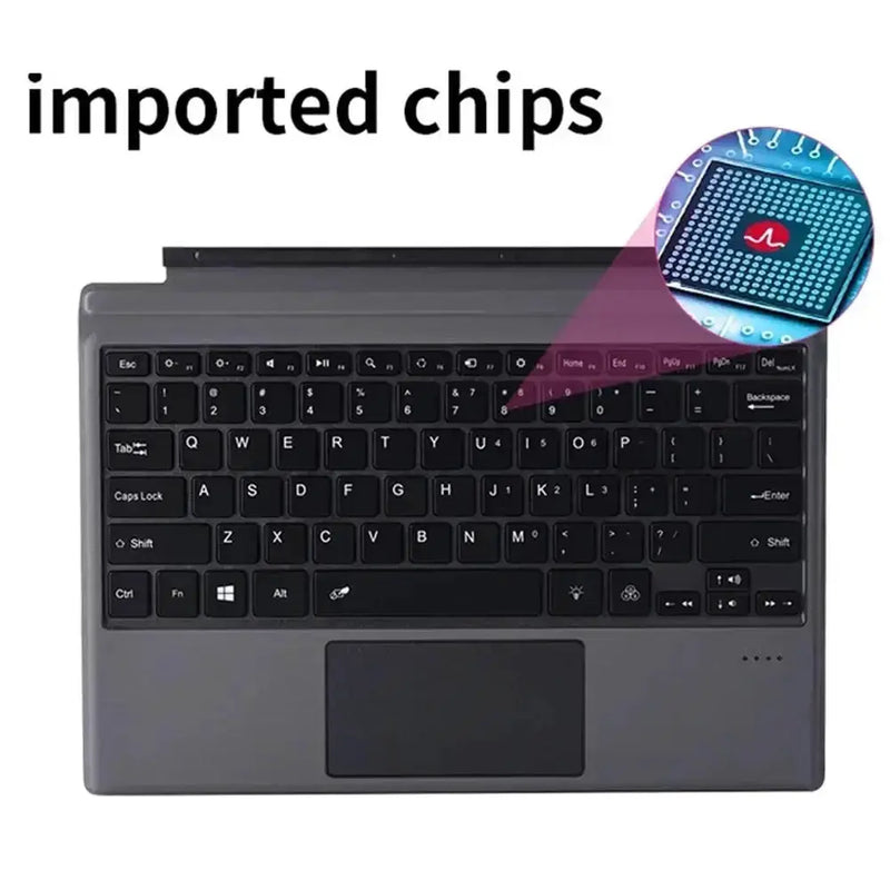 Habicare Backlit Bluetooth Keyboard Type Cover for Microsoft Surface Pro 3–7+ (12.3") & Pro 8–11/X (13") Backlit Bluetooth Keyboard Type Cover for Microsoft Surface Pro 3–7+ (12.3") & Pro 8–11/X (13")