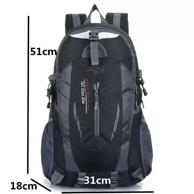 9eight5 Backpack Backpack (Black & Grey) Backpack (Black & Grey)