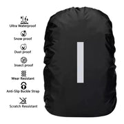 9eight5 Backpack Backpack Waterproof Black Cover Backpack Waterproof Black Cover
