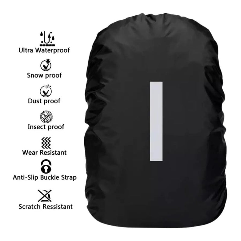 9eight5 Backpack Backpack Waterproof Black Cover Backpack Waterproof Black Cover
