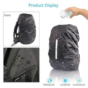 9eight5 Backpack Backpack Waterproof Black Cover Backpack Waterproof Black Cover
