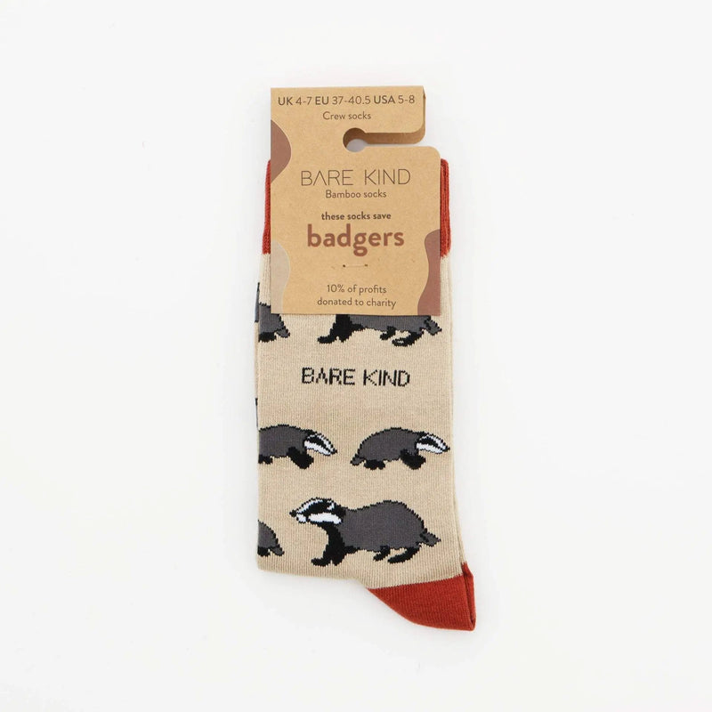 Barekind NZ Socks Save the Badgers Bamboo Socks Save the Badgers Bamboo Socks