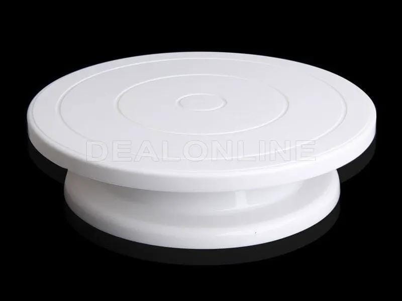 Rotatable Cake Turntable +Rubber Base Ring+Scraper – view 3
