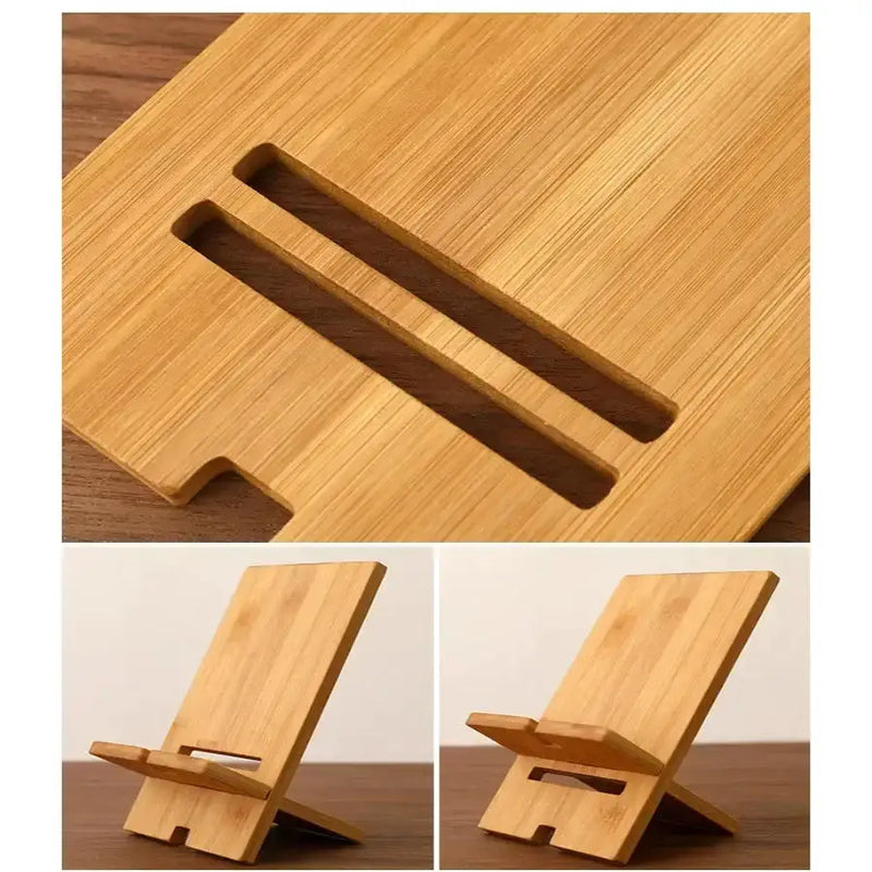 Habicare 9eight5 Bamboo Phone Stand Bamboo Phone Stand