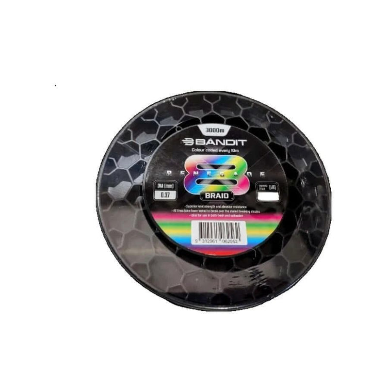 Bandit Braid Multi Bandit Renegade X8 Braid Multi  3000m Bandit Renegade X8 Braid Fishing Line 3000m