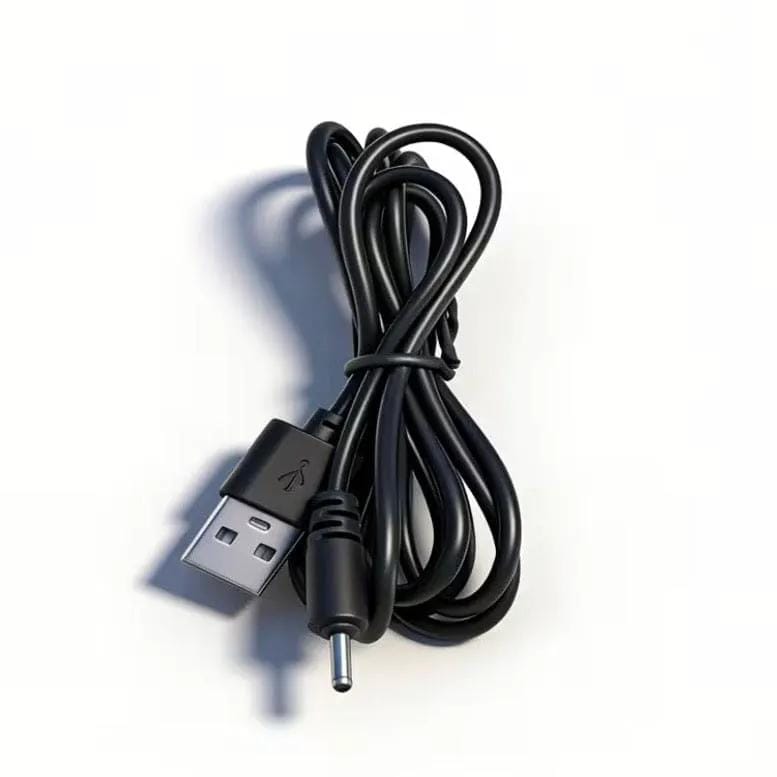 Barrel Jack Power Cable - 2.0mm x 0.6mm charger (Black) 1m – view 2