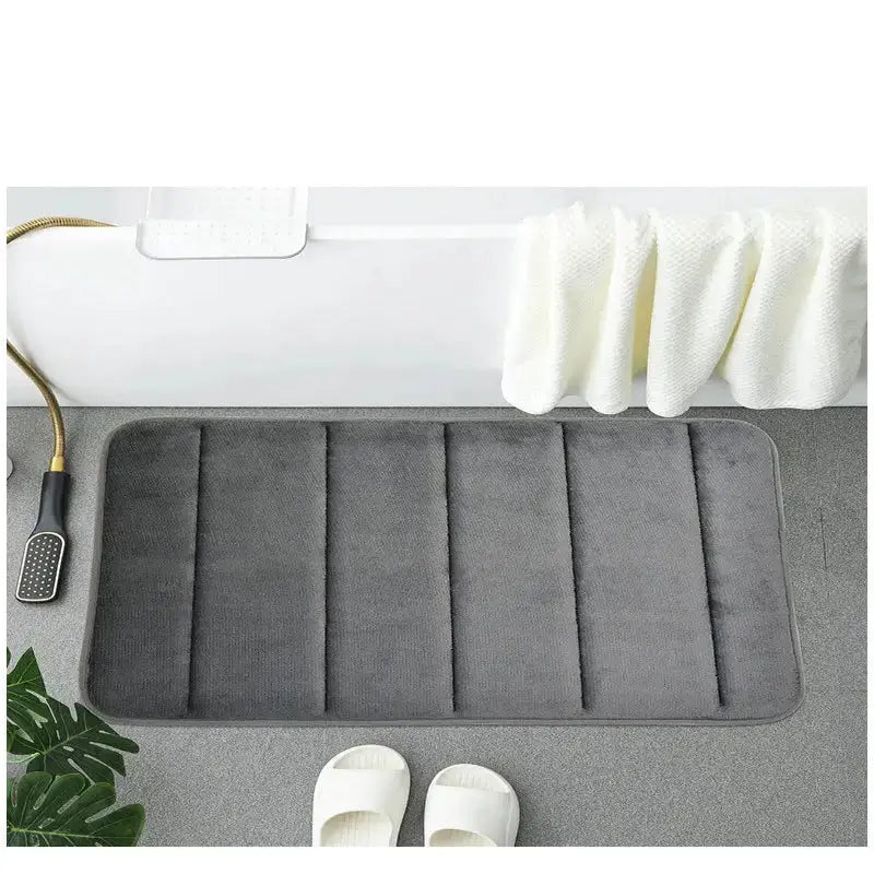 Bathroom Velvet Anti-slip Mat (different colours & sizes available) – view 7