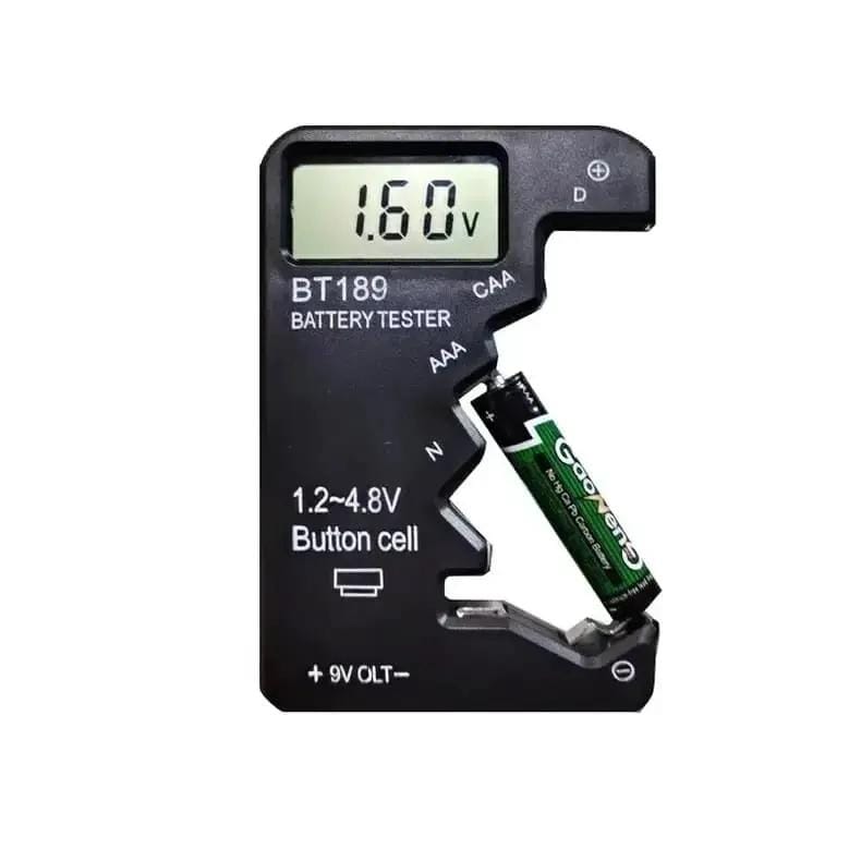 Battery Tester (Button Cell, AA, AAA, C, D, 9V, 14500, 16340) – view 1