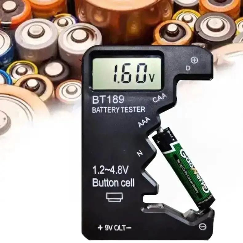 Battery Tester (Button Cell, AA, AAA, C, D, 9V, 14500, 16340) – view 2