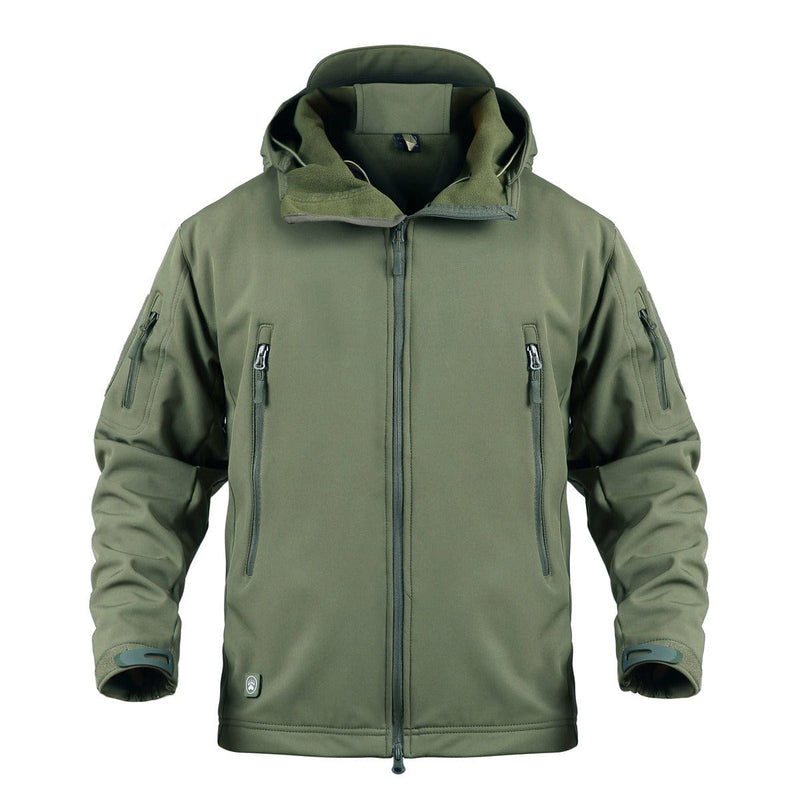 Mead's Supply & Equipment Outfitters limited Men's Outdoor Clothing Men's Plus Size Softshell Jacket Camouflage Windproof Outdoor Coat Men's Plus Size Camouflage Softshell Jacket Windproof