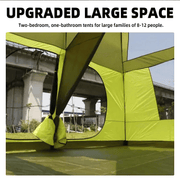 salelink.co.nz Unbranded Camping Tent 420x305x210cm - Green Camping Tent 420x305x210cm - Green | Action Outdoors NZ