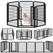 Yaheetech 8 Panels Dog Playpen Dog Pen 8 Panels Dog Playpen Dog Pen