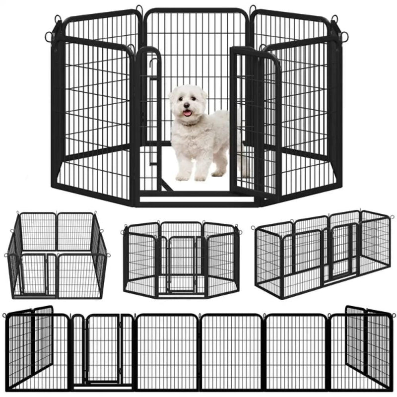 Yaheetech 8 Panels Dog Playpen Dog Pen 8 Panels Dog Playpen Dog Pen