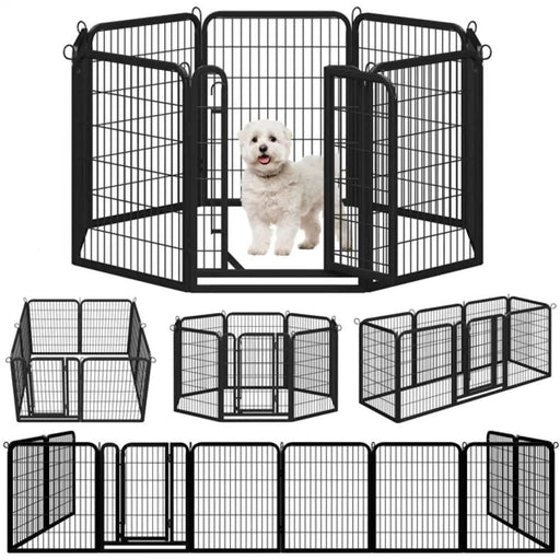 Yaheetech 8 Panels Dog Playpen Dog Pen 8 Panels Dog Playpen Dog Pen