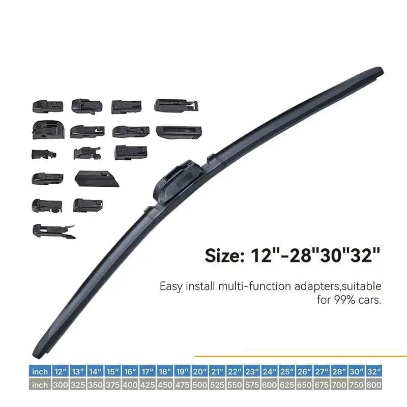 1pcs Universal Frameless Wiper Blade 28", 13 Adapators – view 5