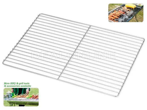 dealonline.co.nz dealonlinenz 30X45CM Stainless Steel BBQ Grill Net Stainless Steel BBQ Grill Net 30x45cm For Grilling