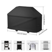 Habicare SS BBQ Grill Cover – Heavy-Duty BBQ Grill Cover – Heavy-Duty