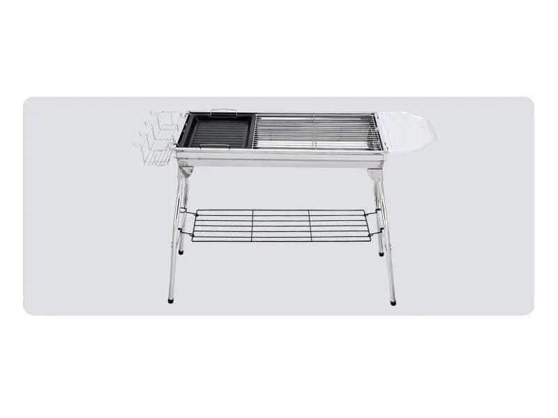 Foldable Stainless Steel BBQ Stove Grill Combo 1 – view 11