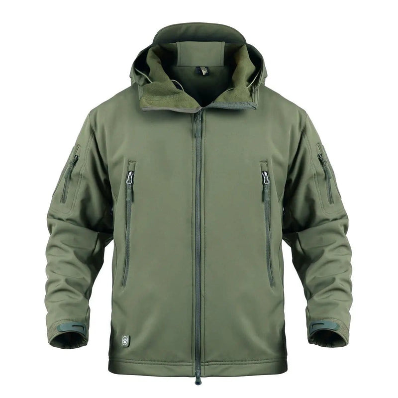 Mead's Supply & Equipment Outfitters limited Men's Outdoor Clothing Men's Plus Size Softshell Jacket Camouflage Windproof Outdoor Coat Men's Plus Size Camouflage Softshell Jacket Windproof
