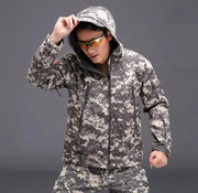 Men's Tactical Softshell Jacket — Waterproof Windproof Fleece Lined | Outdoor & Hiking – view 25
