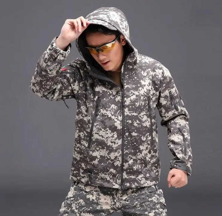 Men's Tactical Softshell Jacket — Waterproof Windproof Fleece Lined | Outdoor & Hiking – view 25