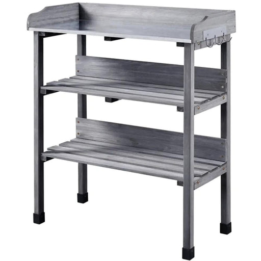 Yaheetech 3-layer Outdoor Potting Bench Gardening Table 3-layer Outdoor Potting Bench Gardening Table